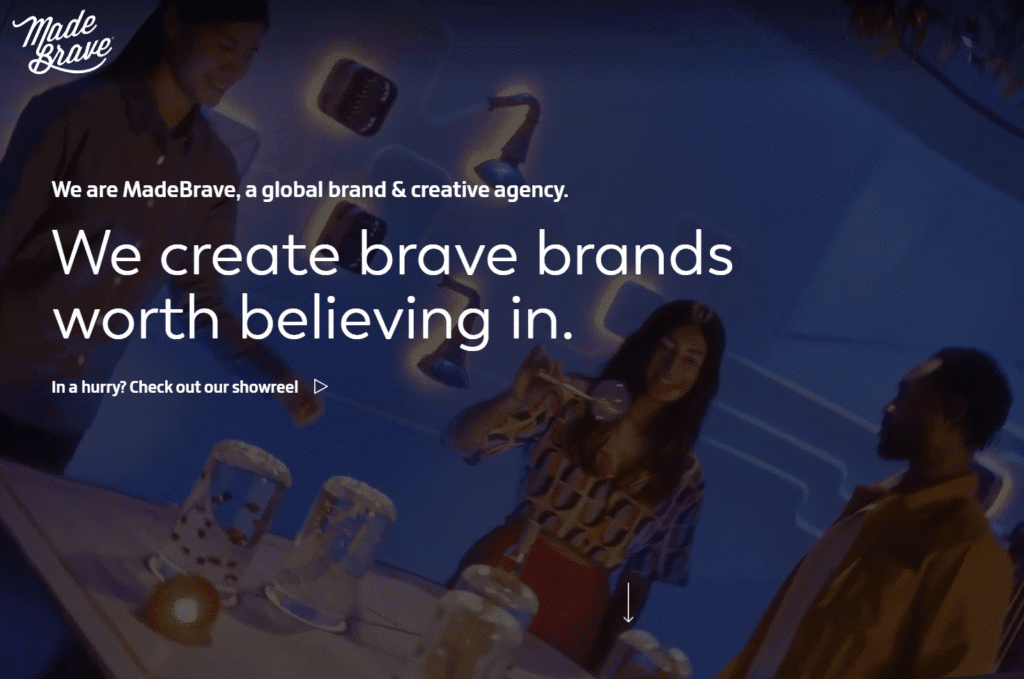MadeBrave’s homepage 