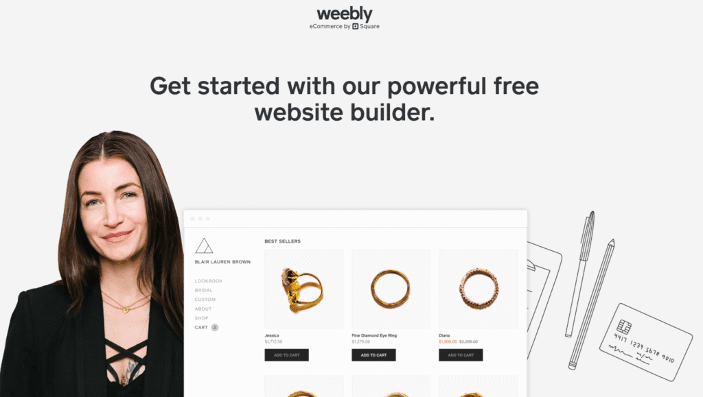 Weebly banner image